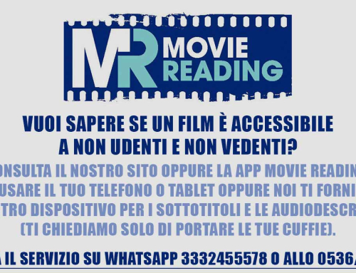 CINEMA SOTTOTITOLATO E AUDIODESCRITTO PER NON UDENTI E NON VEDENTI